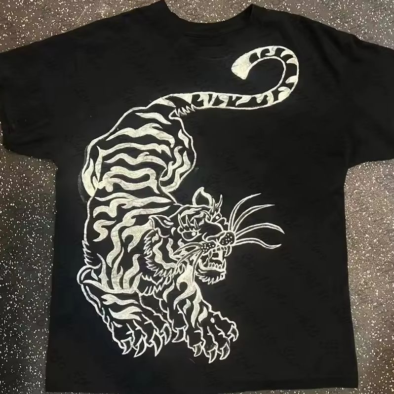 Y2K Graphic Baby Tee Crop - Y2k 의류 그런지 여성 의류 크롭