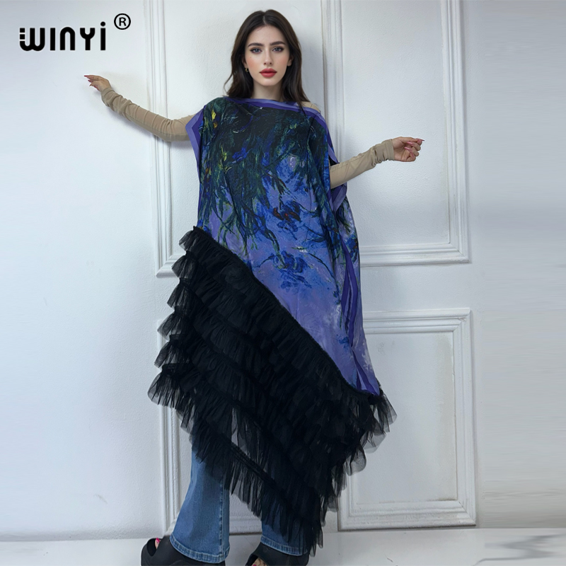 Boho Summer Beach Maxi Dress - WINYI 아프리카 의류 플러스 사이즈 여성