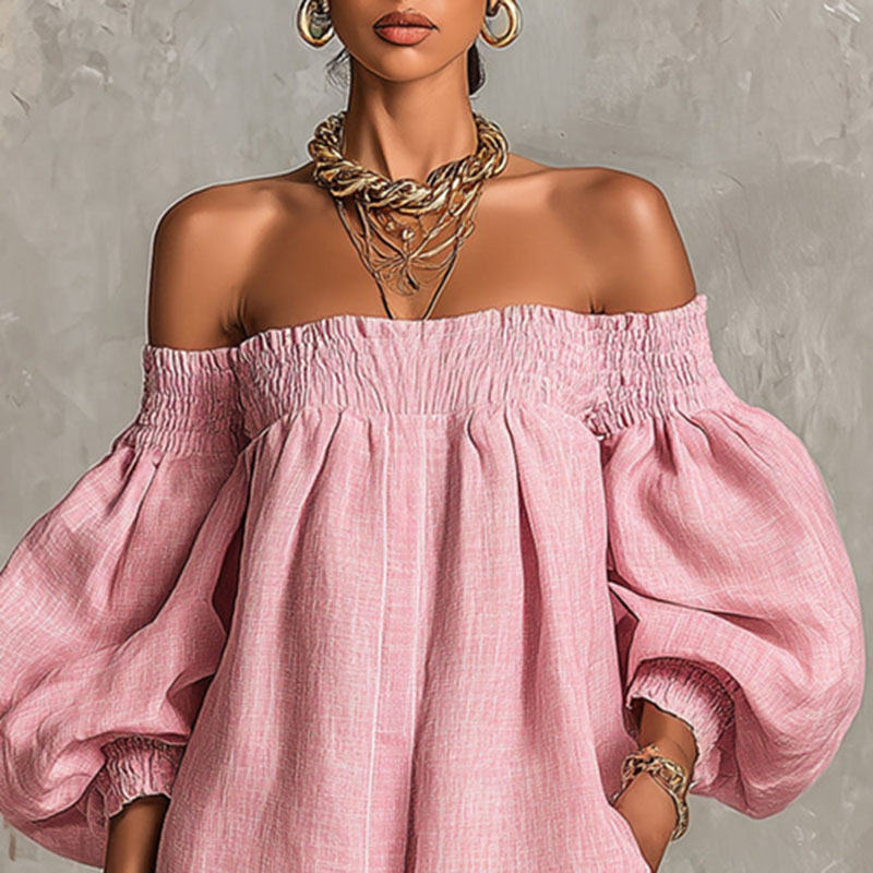 2026 여름 새로운 오프 숄더 퍼프 슬리브 미니 드레 - Off Shoulder Puff Sleeve Sundress 리뷰 및 가격