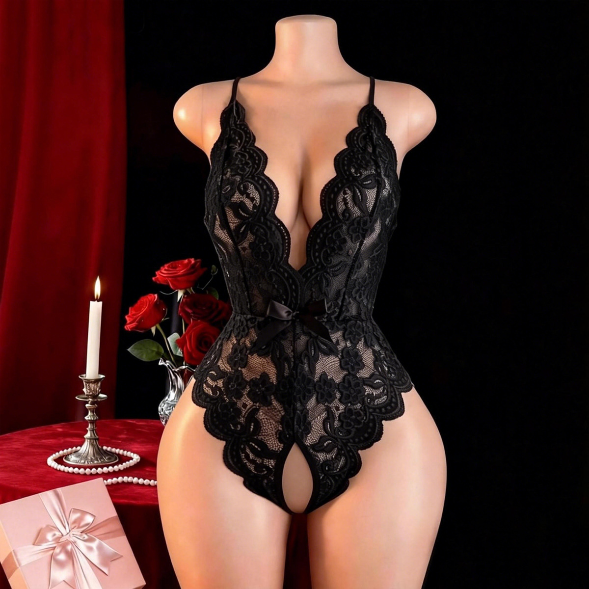 여성용 핫 크로치리스 섹시 란제리, 에로틱 속옷, 섹시 - Lingerie 리뷰 및 가격