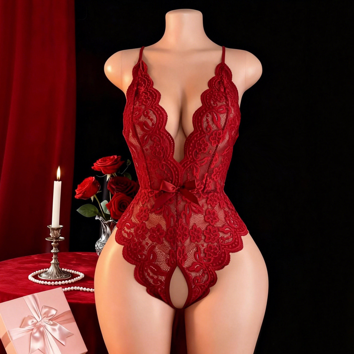 여성용 핫 크로치리스 섹시 란제리, 에로틱 속옷, 섹시 - Lingerie 리뷰 및 가격