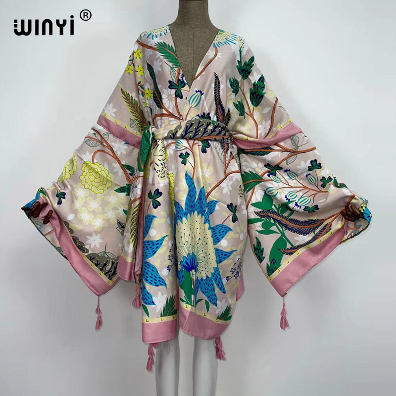 WINYI 여성용 가을 드레스 카디건 루즈 롱 드레스  - Boho Summer Beach Maxi Dress 리뷰 및 가격