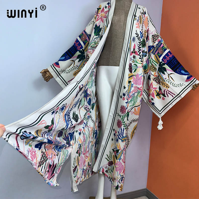 WINYI 기모노 긴팔 수영복 여성 2023 맥시 드레 - Boho Summer Beach Maxi Dress 리뷰 및 가격