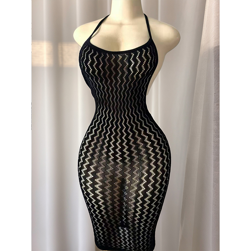 메쉬 비치 커버업 드레스 여성용 속이 비치는 피쉬넷 바 - Sexy Mesh Sheer Bodycon Dress 리뷰 및 가격