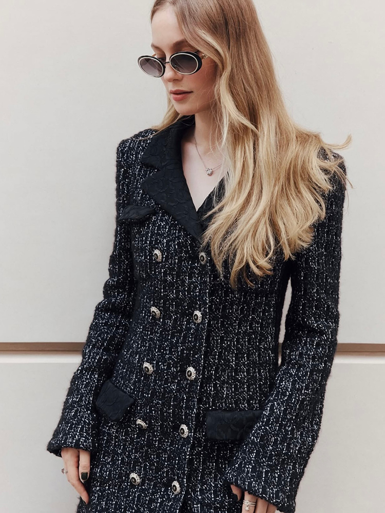 VC 여성용 트위드 블레이저 드레스 세트(메쉬 헴 더블 - Tweed Two Piece Blazer Dress 리뷰 및 가격