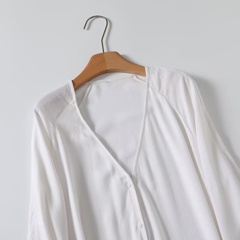 Dave & Di 모로코 레트로 린넨 롱 셔츠 스타일, - Casual Loose Linen Shirt Dress 리뷰 및 가격
