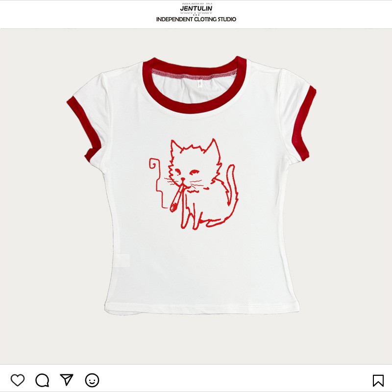 한국 스타일 Y2K 90년대 베이비 티셔츠 하라주쿠 스 - Y2K Graphic Baby Tee Crop 리뷰 및 가격